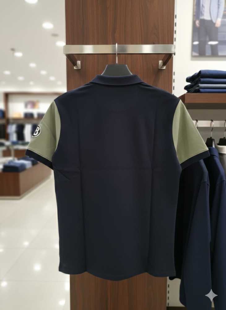 Hackett Navy Blue Premium Quality Polo T-shirt-thumb-4