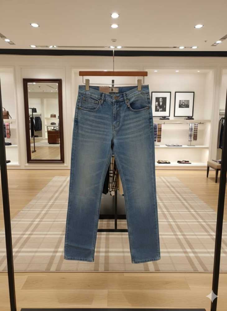 Burberry Light Blue Premium Denim Jeans