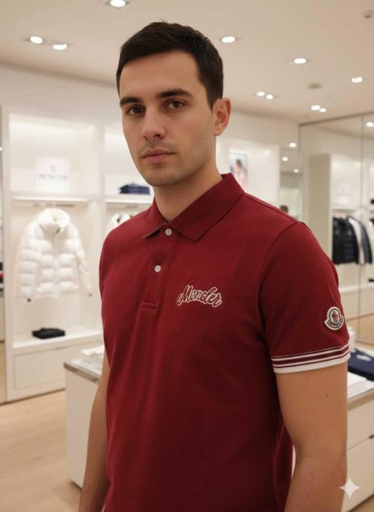 Moncler Wine Premium Quality T-shirt-1