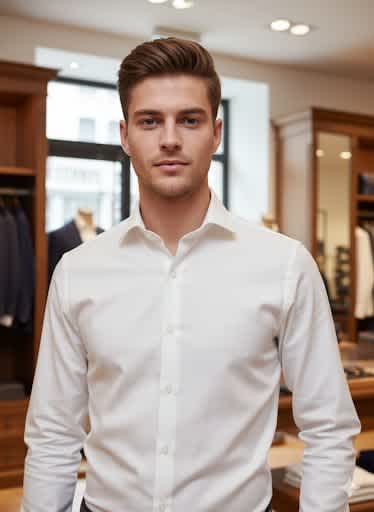 Hackett White Premium Quality Shirt-thumb-1