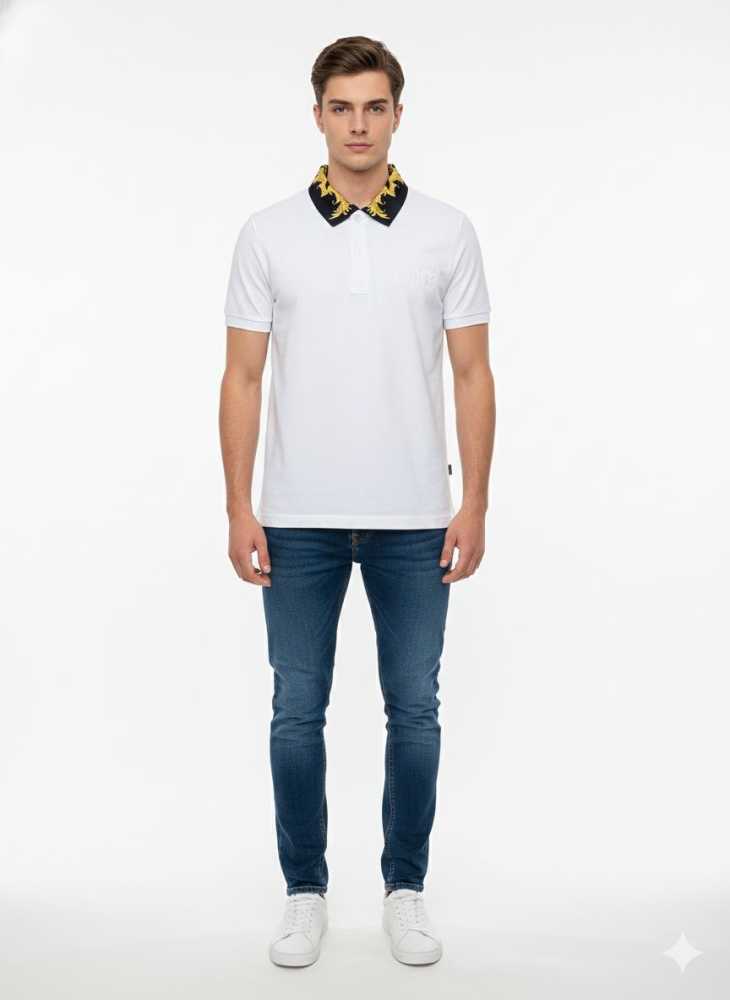 Versace White Premium Quality T-shirt-thumb-0