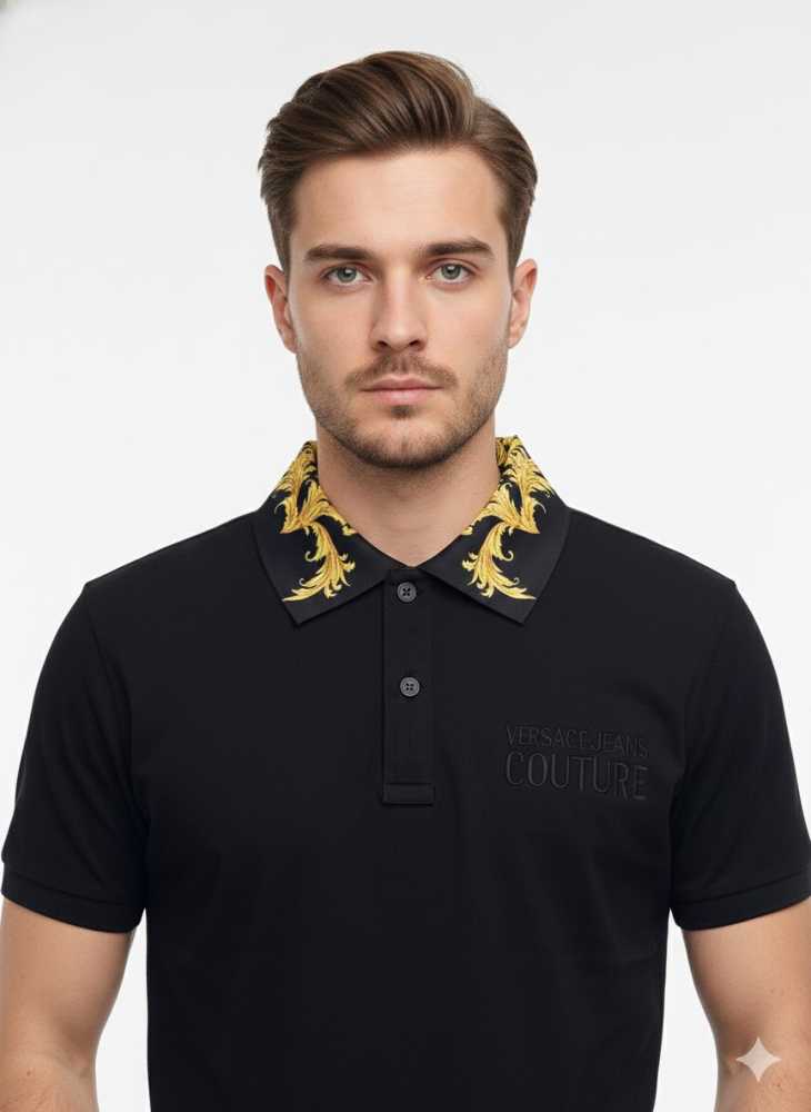 Versace Black Premium Quality T-shirt-thumb-1
