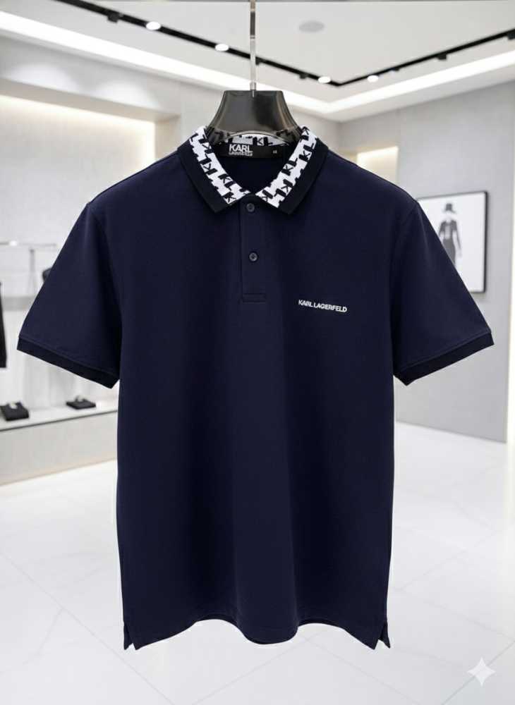 Karl Lagerfeld Blue Premium Quality T-shirt