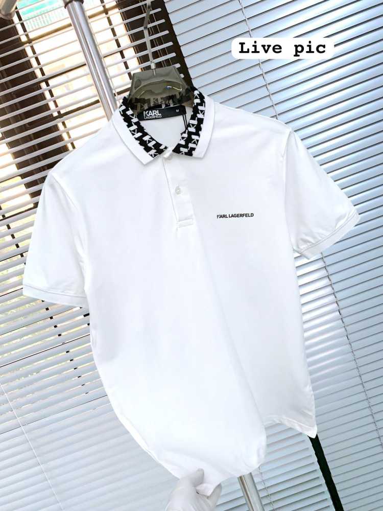 Karl Lagerfeld White Premium Quality T-shirt-2