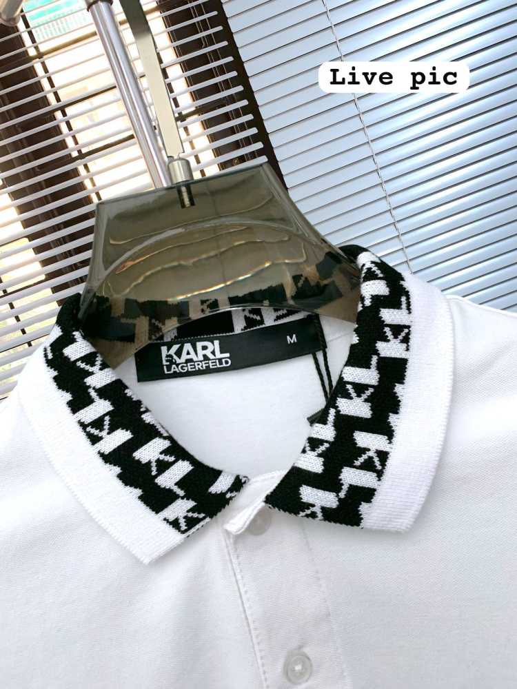 Karl Lagerfeld White Premium Quality T-shirt-4
