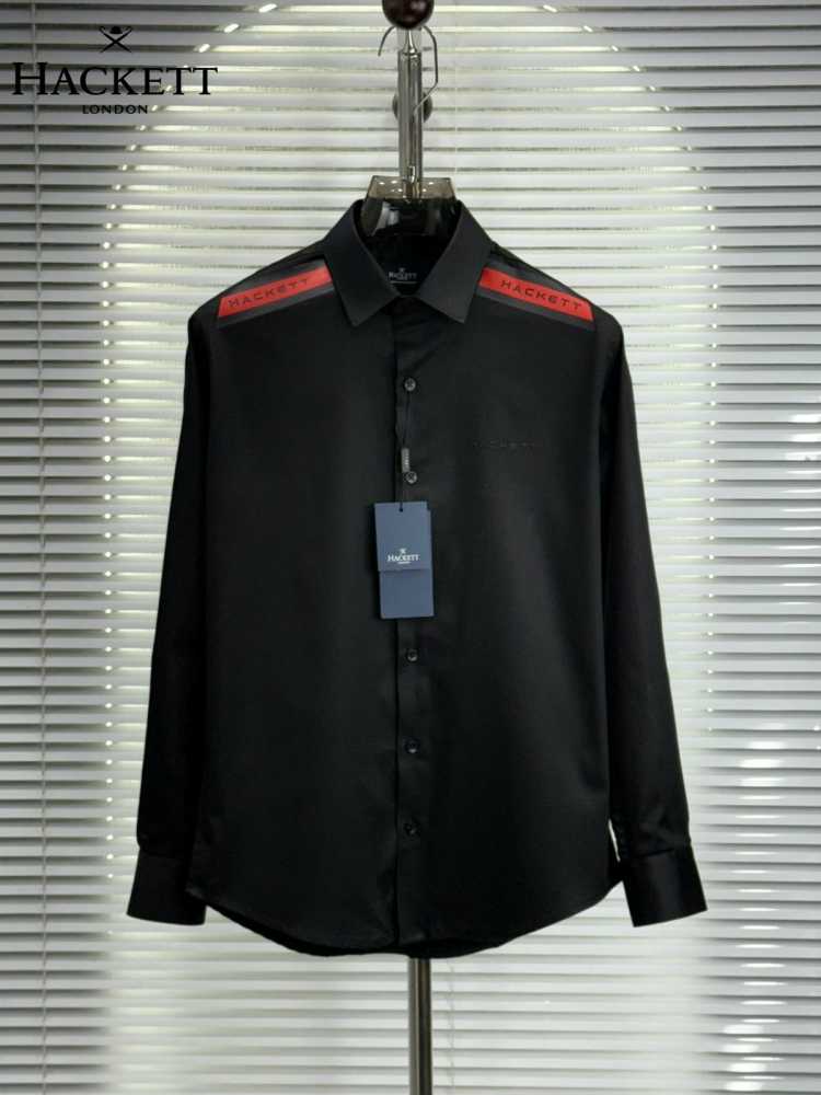 Hackett Black Premium Quality Shirt-thumb-0