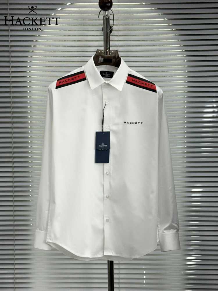 Hackett White Premium Quality Shirt-thumb-0