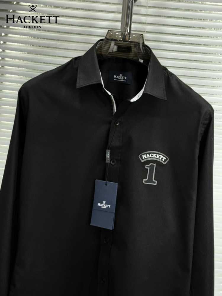 Hackett Black Premium Quality Shirt-thumb-1