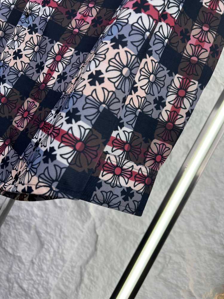 Chrome Hearts Printed Pink Premium Quality Shirt-thumb-5