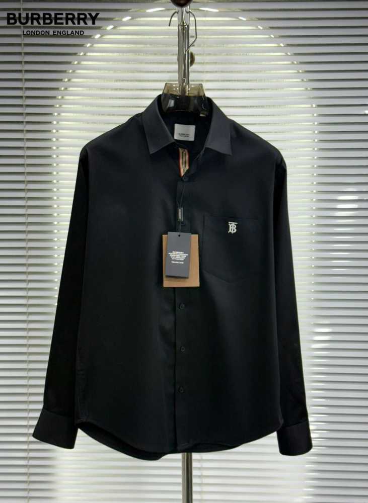 Burberry Black Premium Quality Shirt-thumb-0
