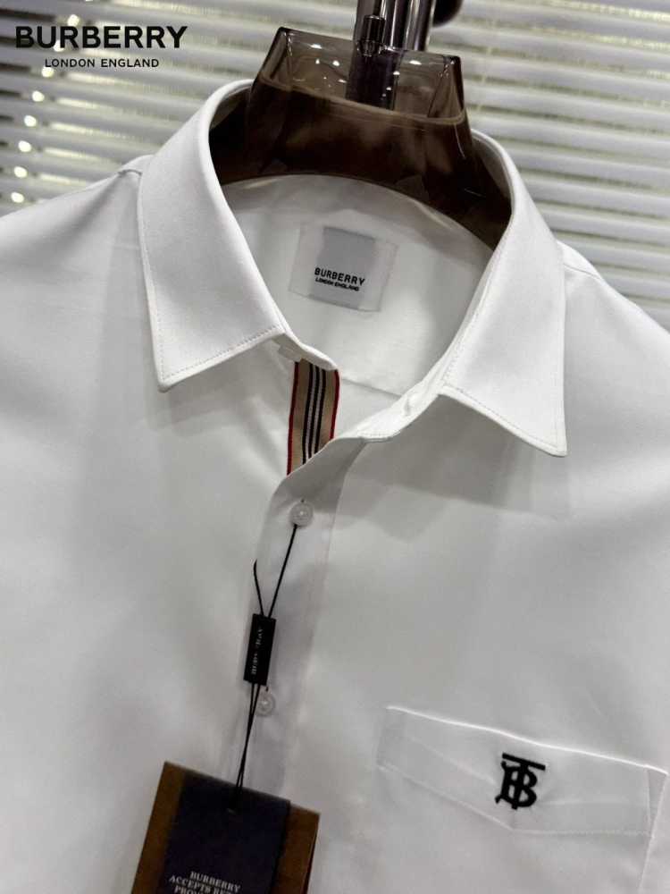 Burberry White Premium Quality Shirt-3