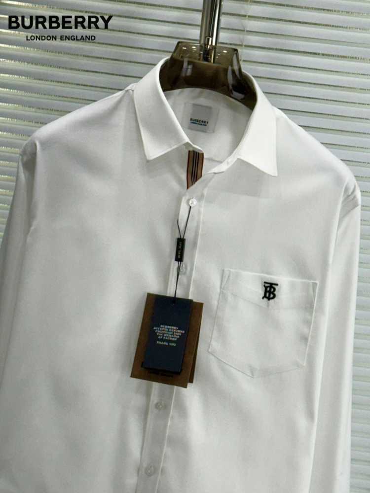 Burberry White Premium Quality Shirt-1