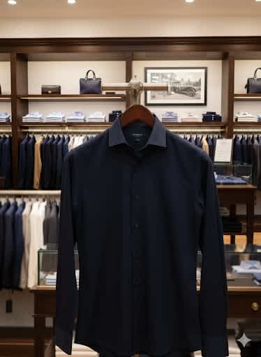 Hackett Blue Premium Quality Shirt-thumb-2