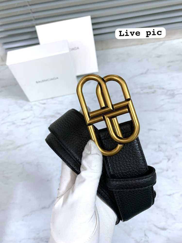 Balenciaga Black Premium Quality Leather Belt-6