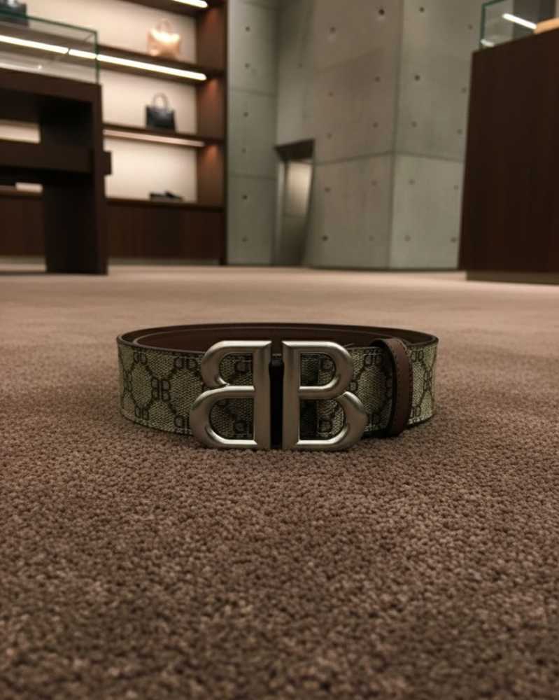 Balenciaga Brown Premium Quality Leather Belt-1