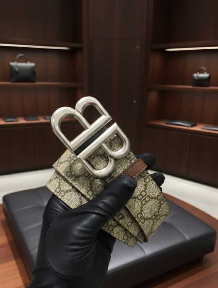 Balenciaga Brown Premium Quality Leather Belt-2