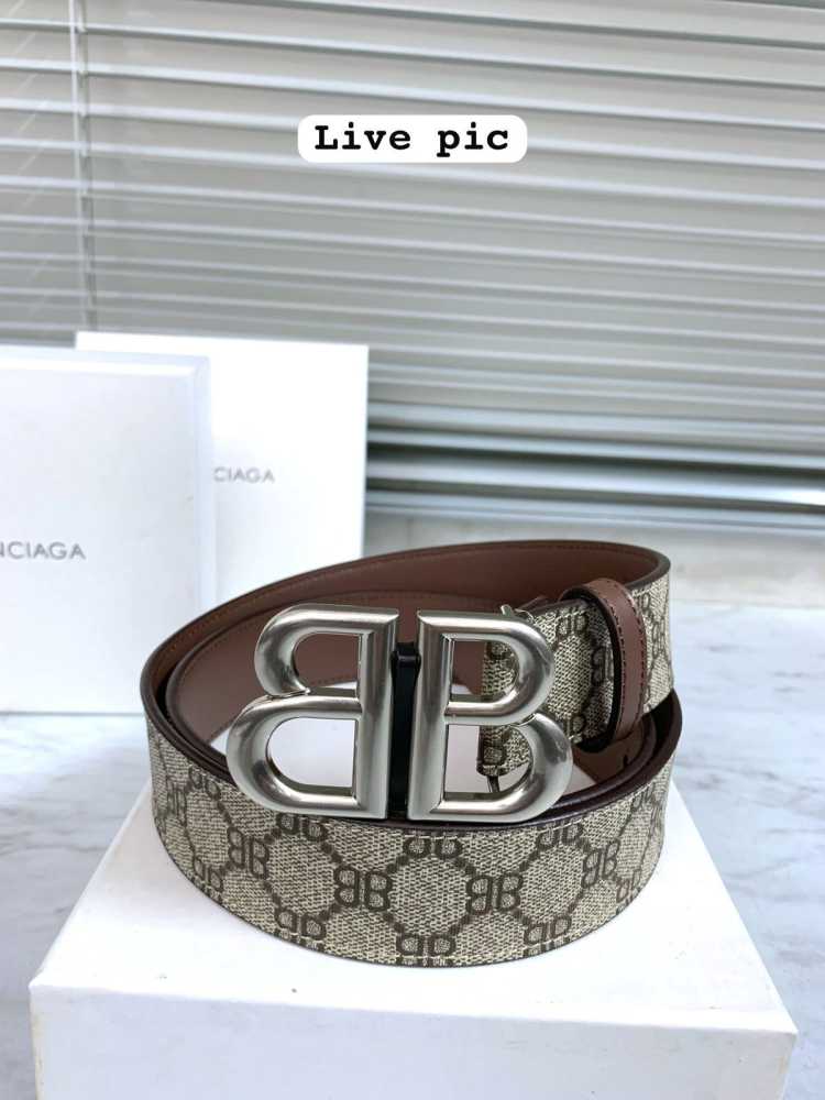 Balenciaga Brown Premium Quality Leather Belt-4