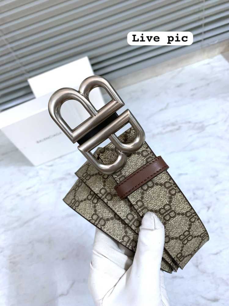 Balenciaga Brown Premium Quality Leather Belt-5