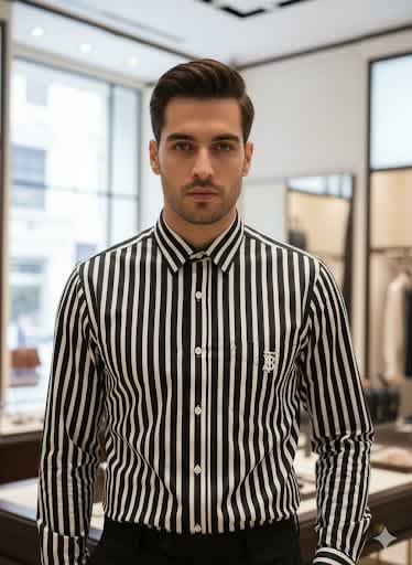 Burberry Black Premium Quality Shirt