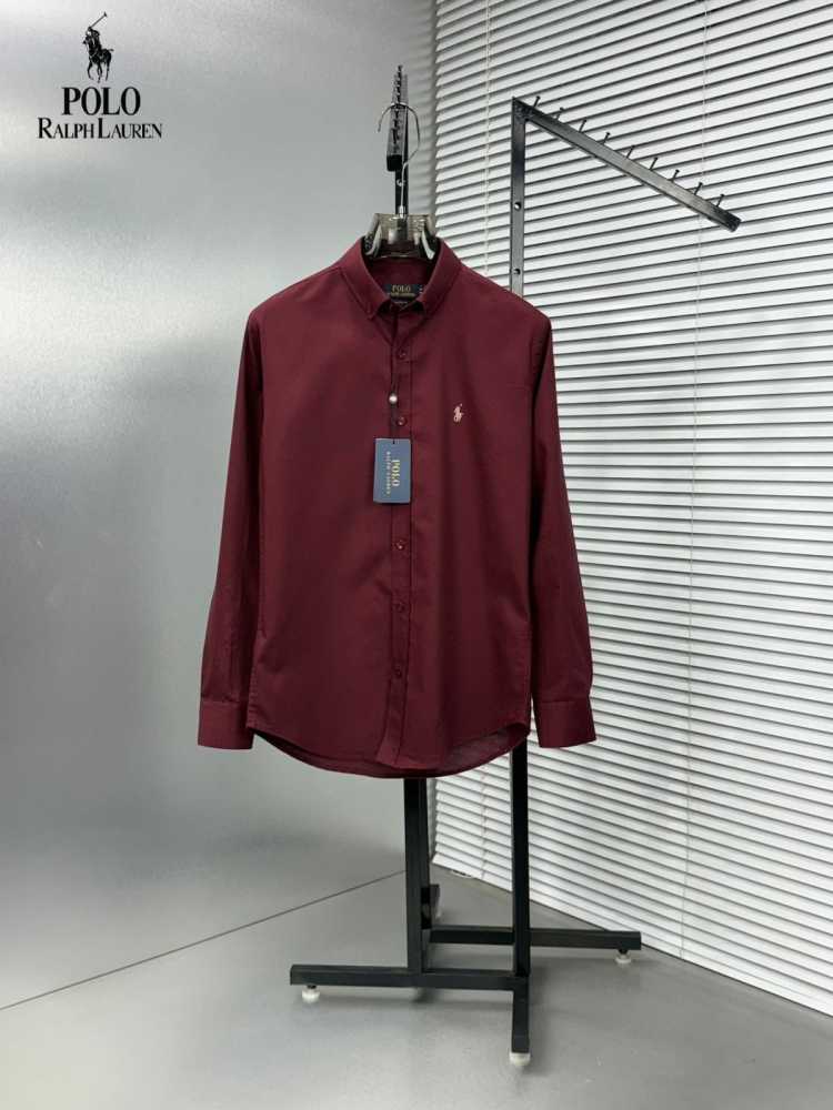 Ralph Lauren Wine Premium Quality Cotton Shirt