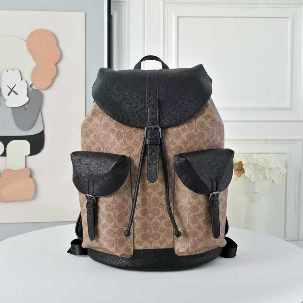 Coach Highend Beige Leather Backpack