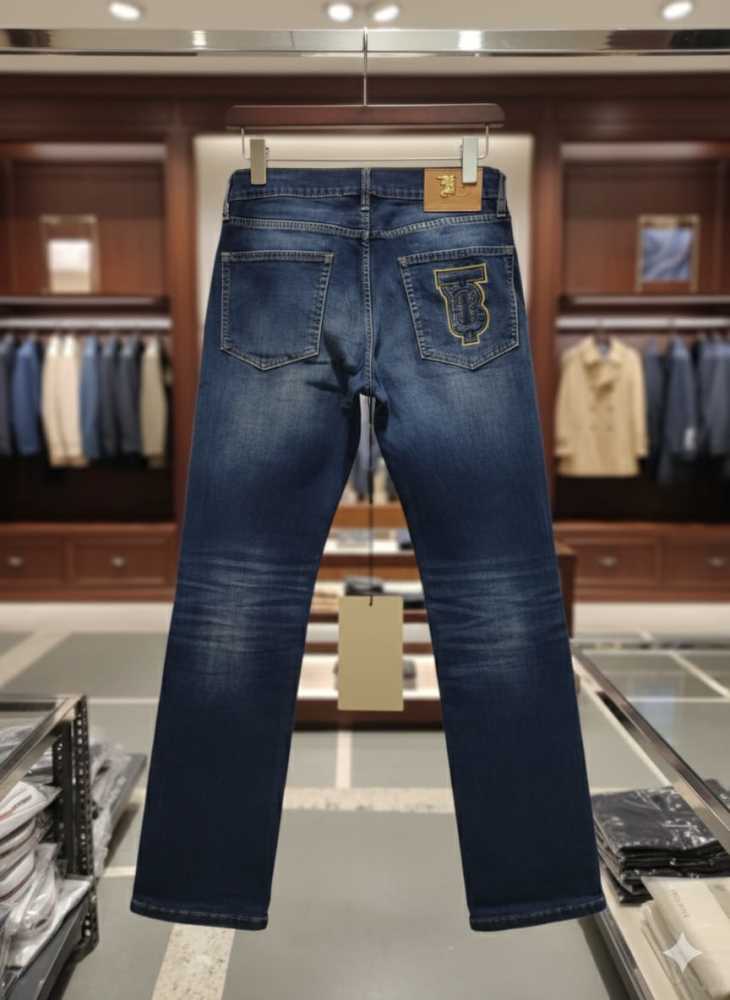 Burberry Blue Premium Denim Jeans-thumb-1
