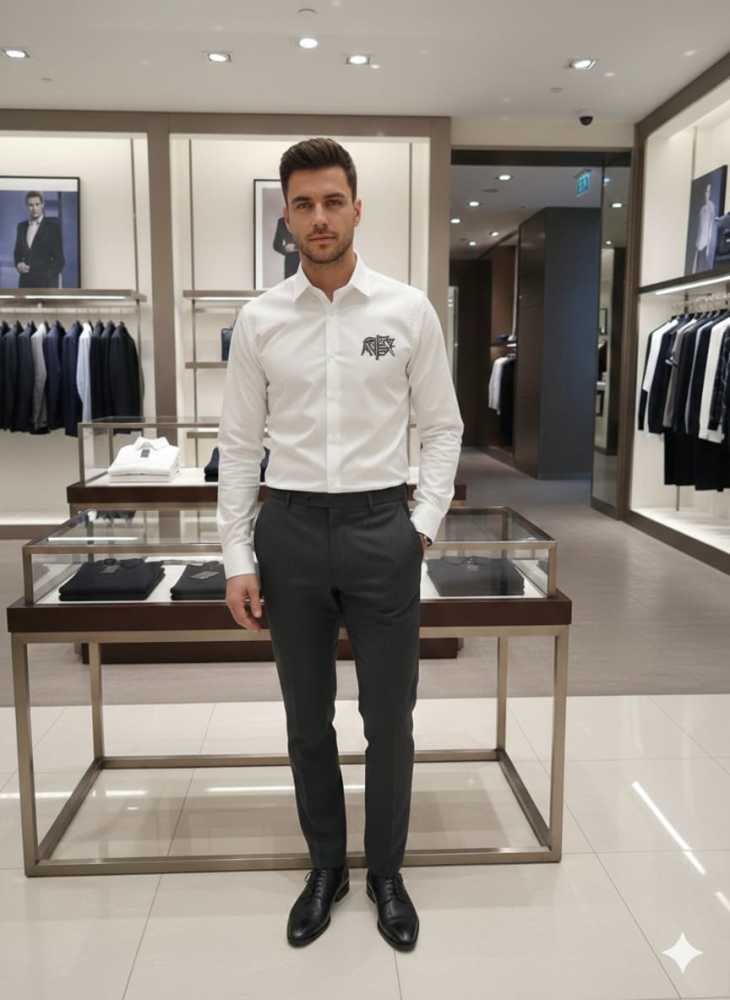 Armani Exchange White Premium Quality Cotton Shirt