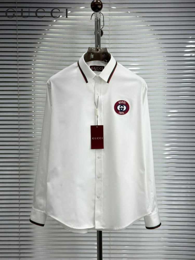 Gucci White Premium Quality Cotton Shirt