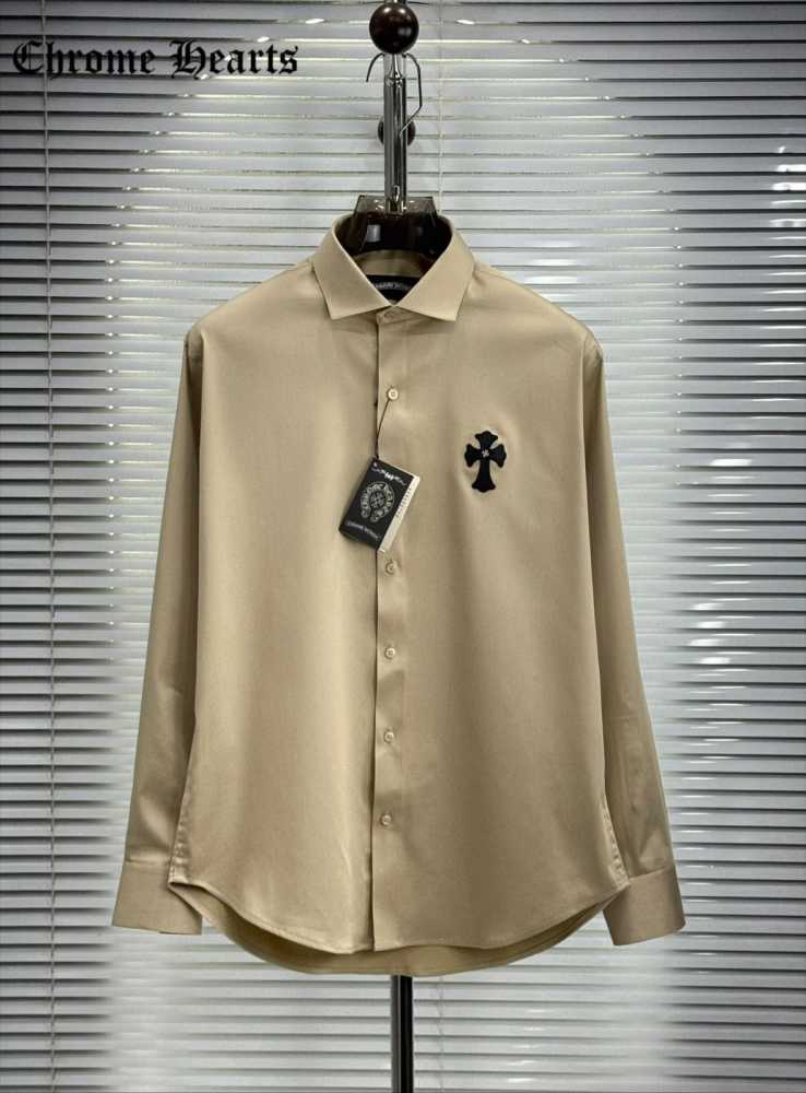 Chrome Hearts Brown Premium Quality Shirt