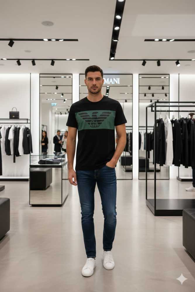 Giorgio Armani Black Premium Quality T-shirt