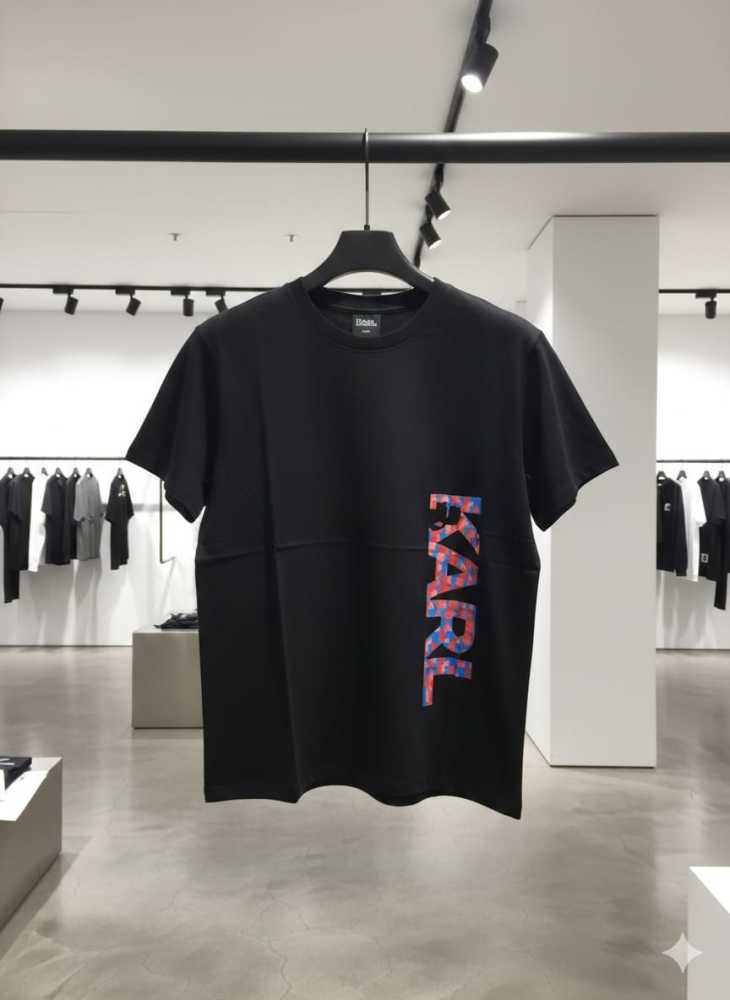 Karl Lagerfeld Black Premium Quality T-shirt-2