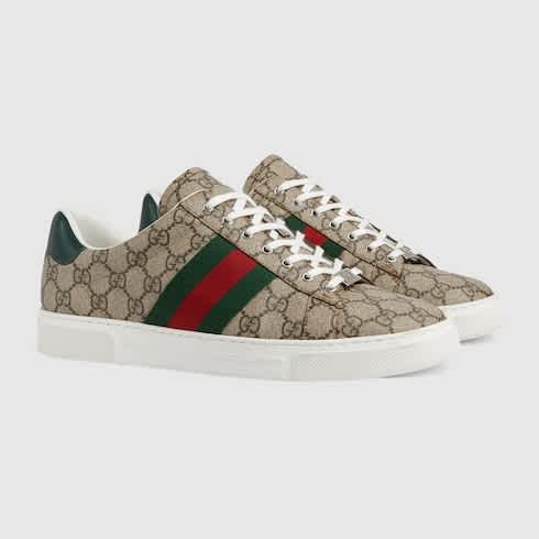 Gucci Beige Premium Quality Sneakers-1
