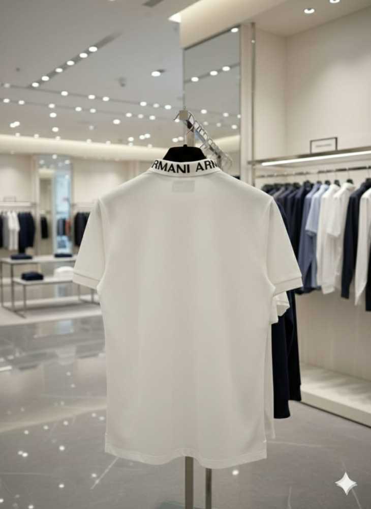 Armani Exchange White Premium Quality T-shirt-3