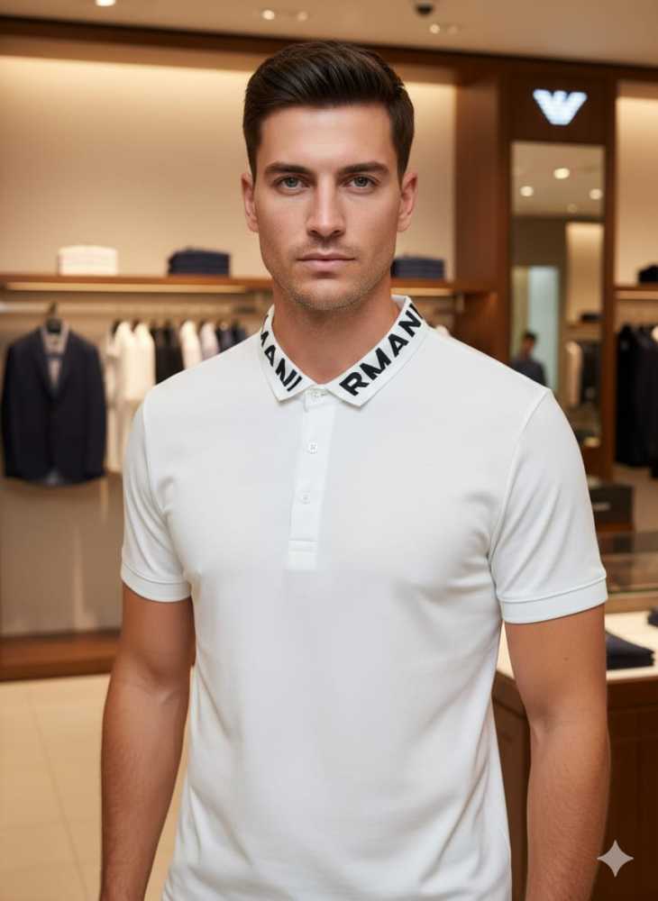 Armani Exchange White Premium Quality T-shirt-1