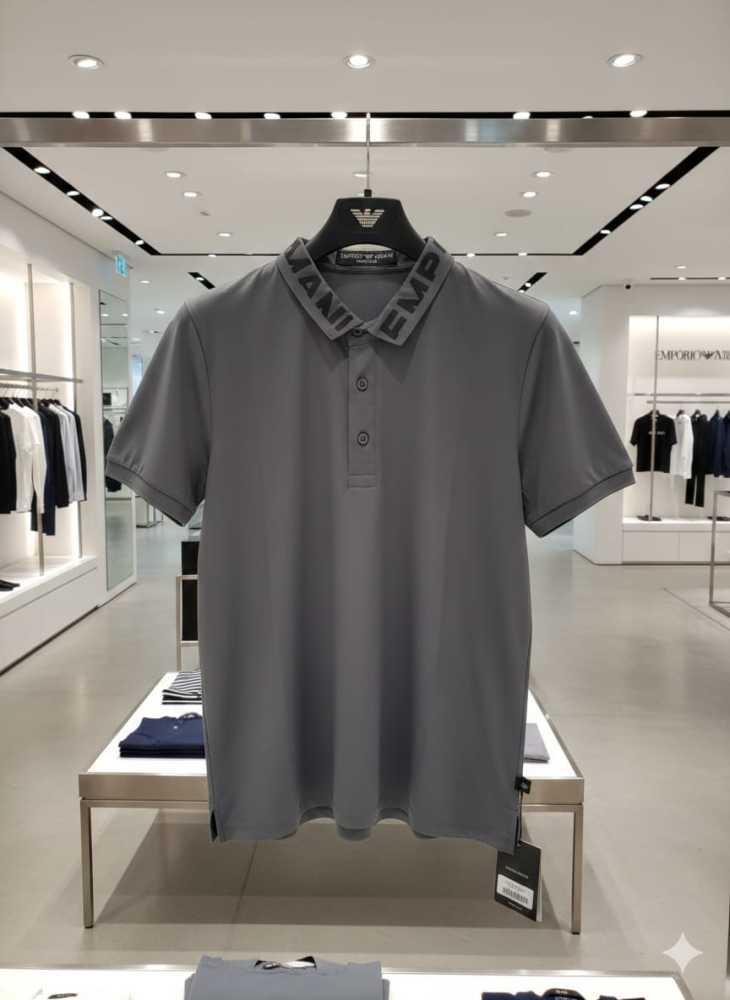 Armani Exchange Grey Premium Quality T-shirt-2