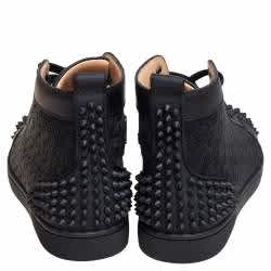 Christian Louboutin Junior leather Black Sneakers-thumb-2