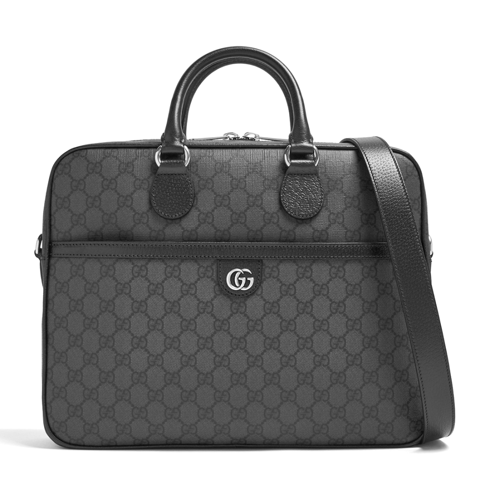 Gucci Black Ophidia Laptop Bag