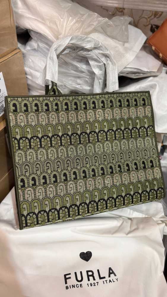 Furla Opportunity Green Large Tote Bag-1