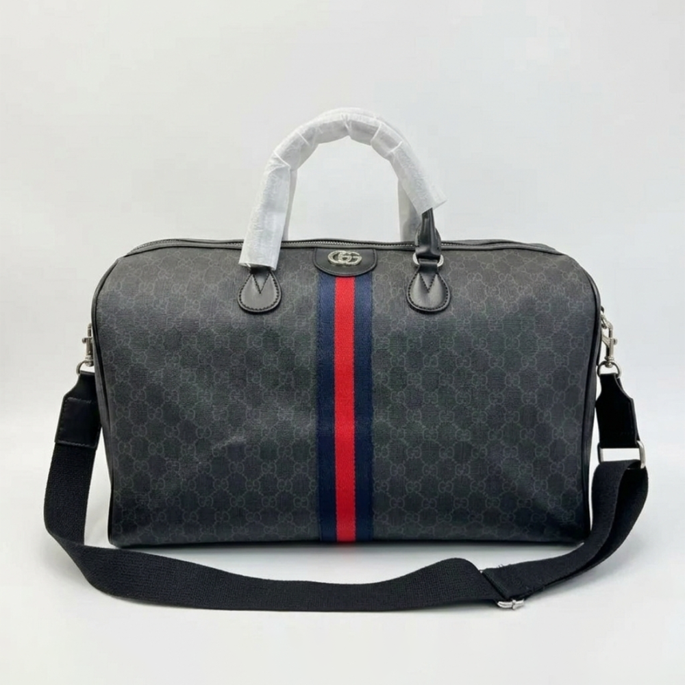 Gucci GG Ophidia Dark Grey Duffle Bag
