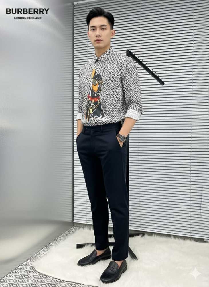 Burberry White Premium Quality Shirt