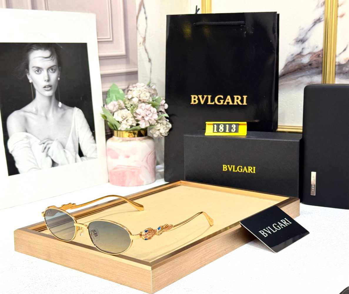 Bvlgari Grey Luxury Sunglasses