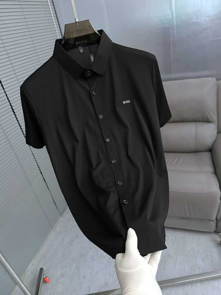 Hugo Boss Black Premium Quality Short Sleeve Shirt-thumb-1