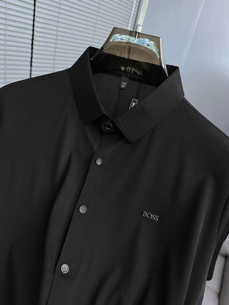Hugo Boss Black Premium Quality Short Sleeve Shirt-thumb-3