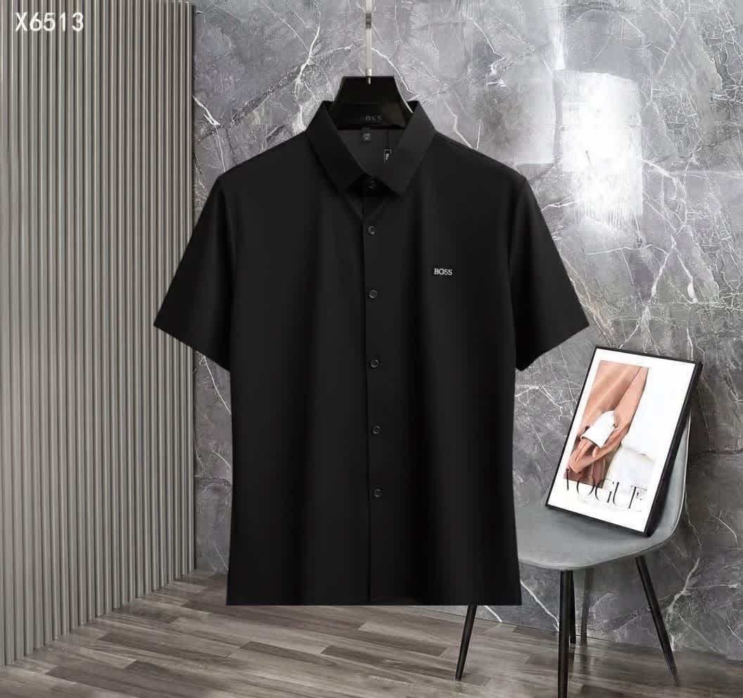 Hugo Boss Black Premium Quality Short Sleeve Shirt