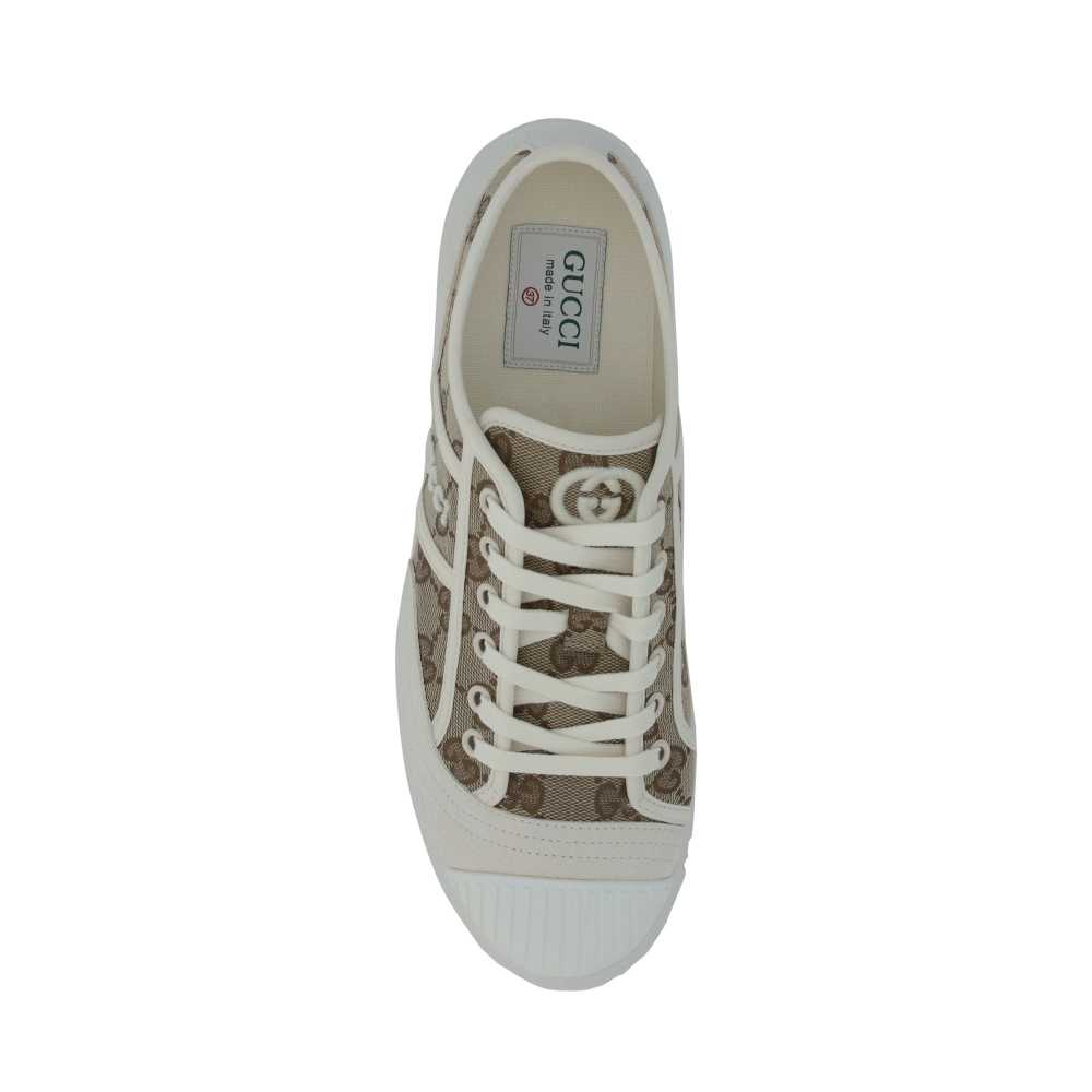 Women's GG Brown Trainer Sneaker-3