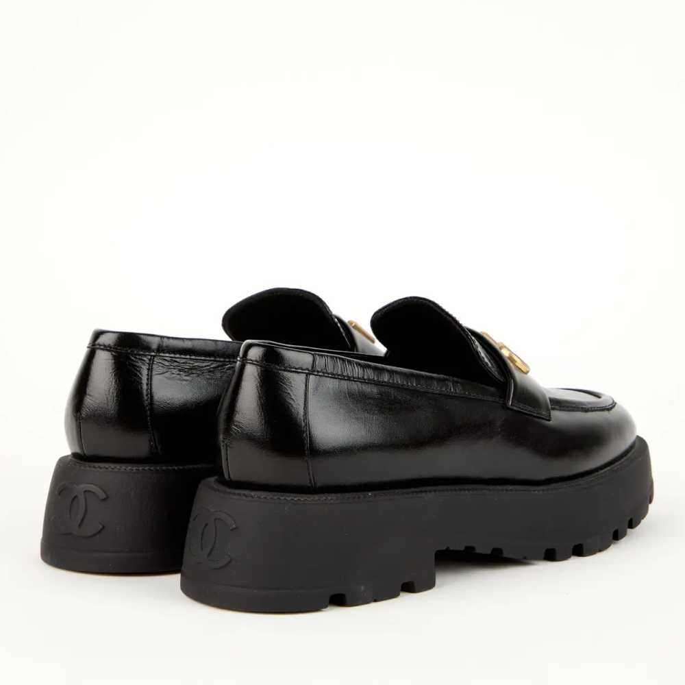 Chanel Black Winter Premium Korean Loafer-thumb-2