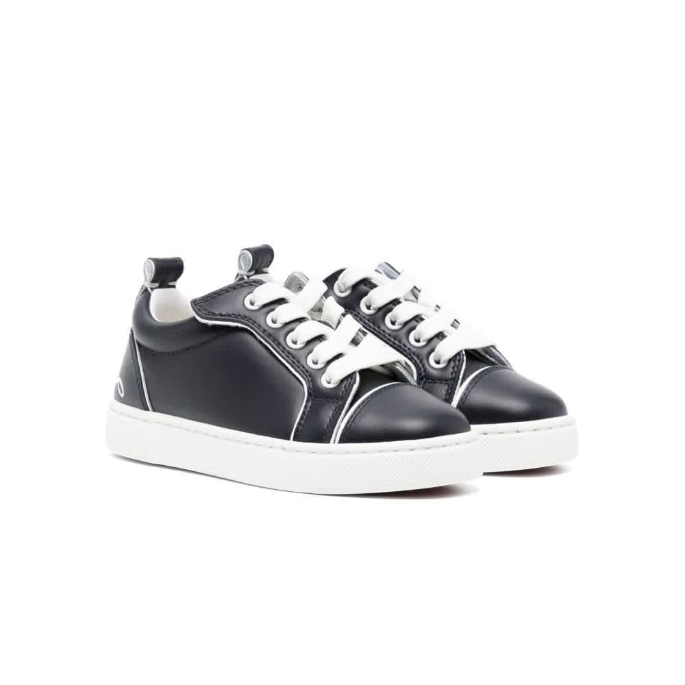 Christian Louboutin Junior leather Black Sneakers-1