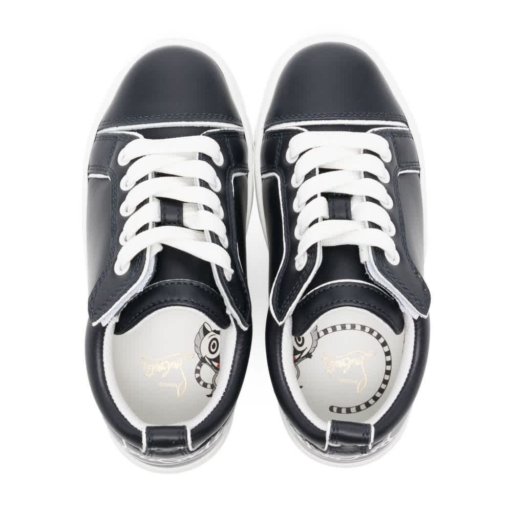 Christian Louboutin Junior leather Black Sneakers-2