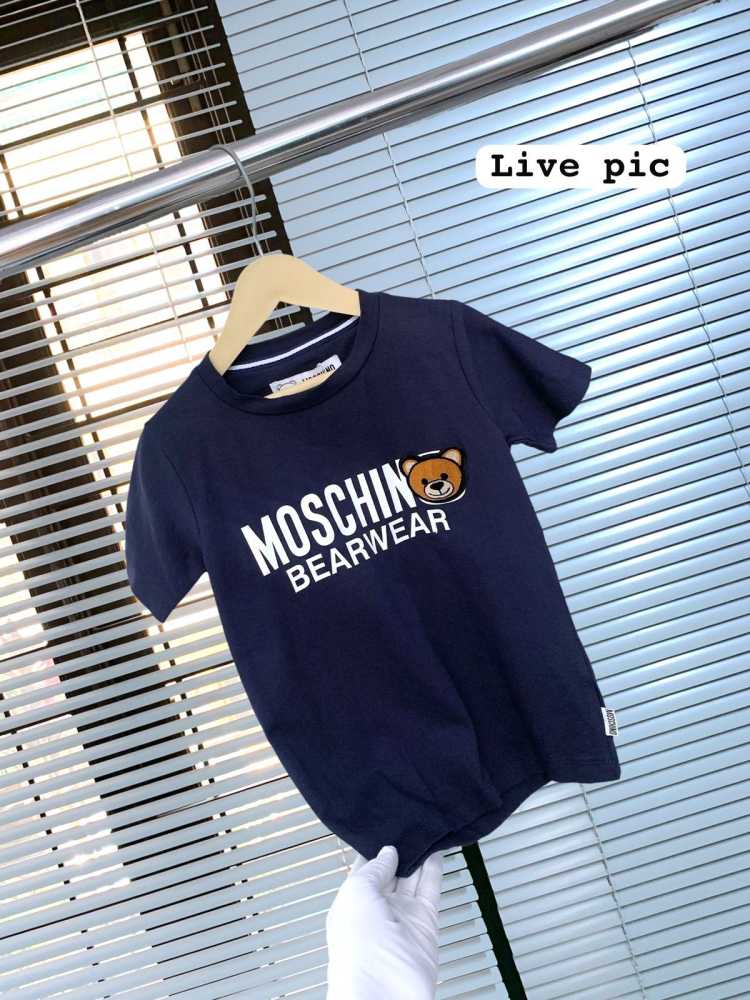 Moschino Blue Premium Quality Kids T-shirt-3