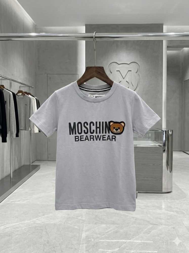 Moschino White Premium Quality Kids T-shirt-1